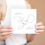 Editable Colour Cute Script Bridesmaid Thank You<br><div class="desc">Editable colours cute elegant script calligraphy thank you cards - THANK YOU FOR BEING MY BRIDESMAID</div>