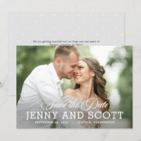Editable Colour Happy Ending Wedding Save The Date