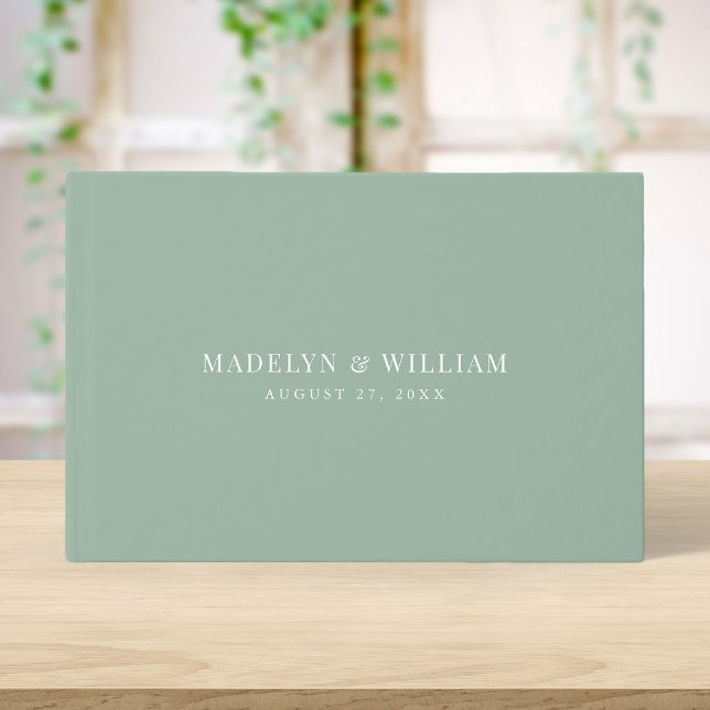 Editable Colour Modern Classic Wedding Guest Book (Creator Uploaded)