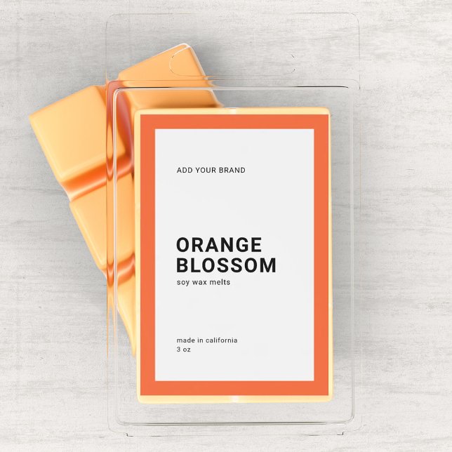 Editable Colour Modern Minimalist Product Label (Creator Uploaded)