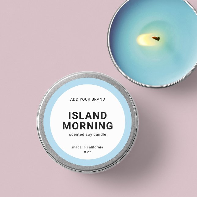 Editable Colour Modern Minimalist Product Label (Creator Uploaded)