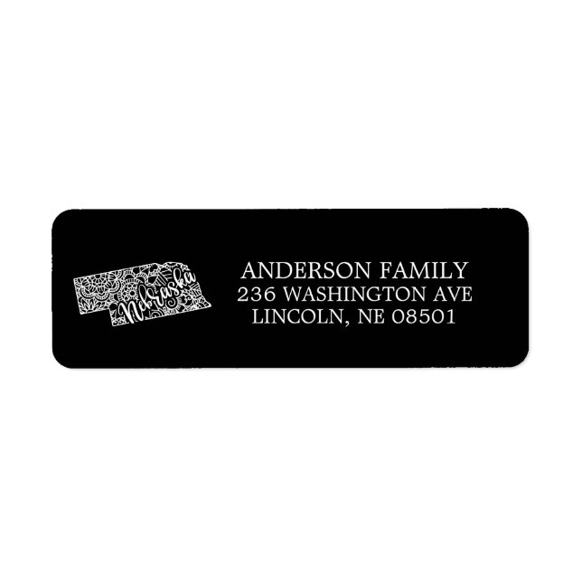 Editable Colour NEBRASKA  Moving Announcement (Front)