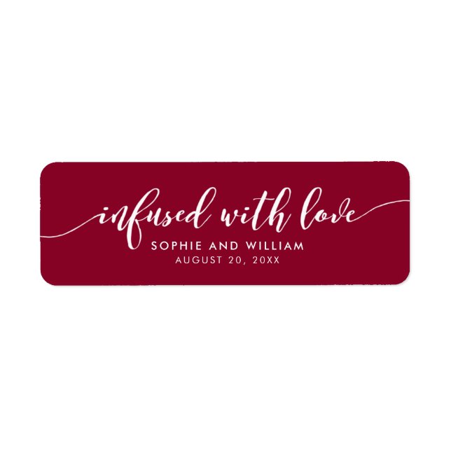 Editable Colour Relax Script Infused with Love (Front)