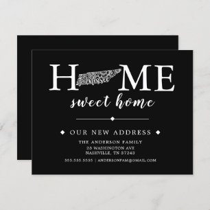 Editable Colour TENNESSEE  Moving Announcement