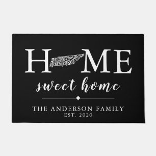 Editable Colour TENNESSEE Personalised State Doormat