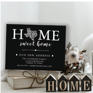 Editable Colour TEXAS Moving Announcement