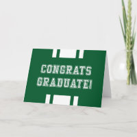 Editable Colour Varsity Congrats Graduate