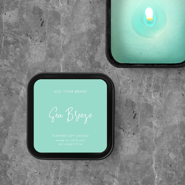 Editable Colours Script Minimalist Product Label (Creator Uploaded)