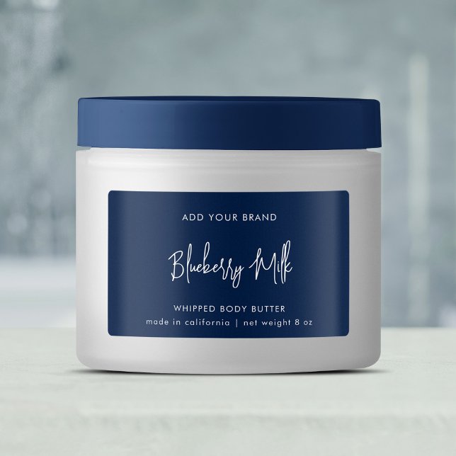 Editable Colours Script Minimalist Product Label (Creator Uploaded)