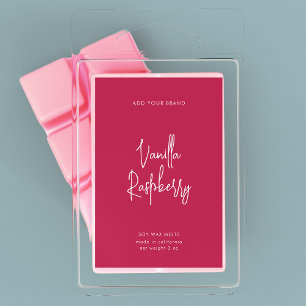 Editable Colours Script Minimalist Product Label