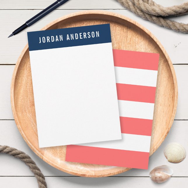 Editable Colours with White Stripes Add Name Card (Creator Uploaded)