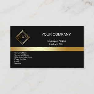 Editable Company Logo Business Card