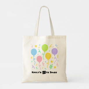 Editable Crayon Style – Balloon Bash for Kids Tote Bag