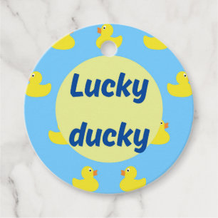 Editable Cruise Duck Favour Tags