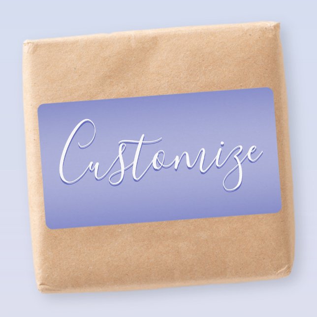 Editable Cursive Script | White & Purple Violet (Creator Uploaded)
