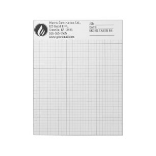 Editable Custom Grid Graph Notepad