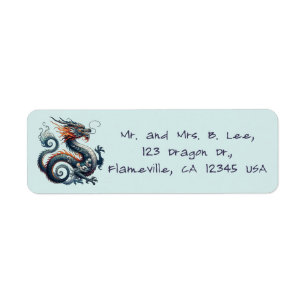 Editable Dragon Return Address