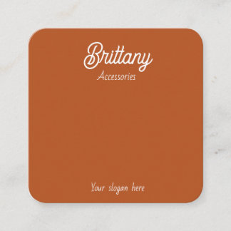 Editable earrings card