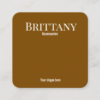 Editable earrings card