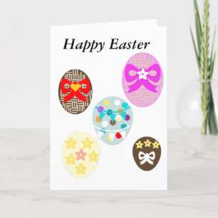 Editable Easter Egg Holiday Card