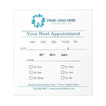 Editable Endodontics Next Appointment