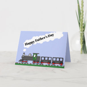 Editable Father’s Day with Train Card