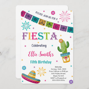 Editable Fiesta Invitation