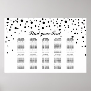 Editable Find Your Seat - Wedding Seating Chart