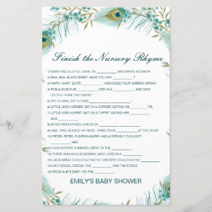 Editable Finish the Nursery Rhyme with Answer