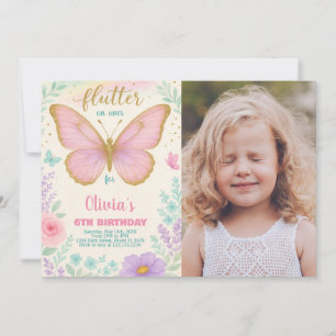 Editable Floral Party Template for Girls