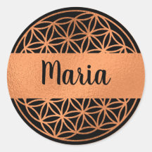 Editable flower of life sacred geometry stickers
