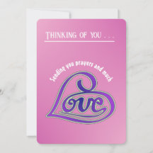 Editable - Get Well Sending Love & Prayers  - Card