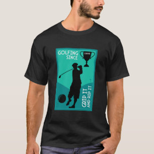 Editable Golfers Birthday Gift T-Shirt