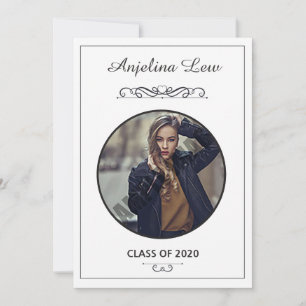 Editable Graduation Announcement and Invitation