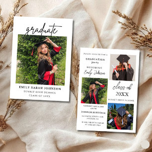 Editable Graduation Photo Invite 2026