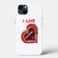 Editable Grunge Heart Love Design – Add Your Text
