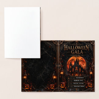 Editable Halloween Gala Invitation | Gothic