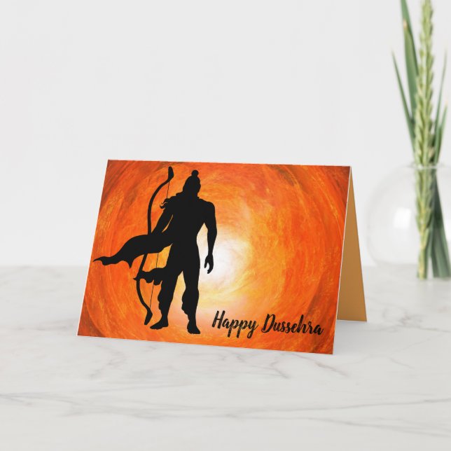 Editable Happy Dussehra Card (Front)