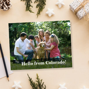 Editable Hello Neighbor, New Address, intro Announcement Postcard