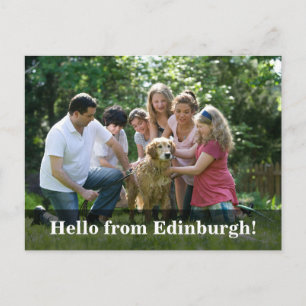 Editable Hello Neighbor,  New Address, intro Announcement Postcard