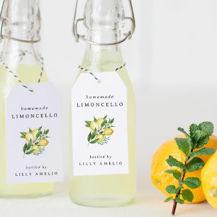 Editable Homemade Limoncello Favour Tag