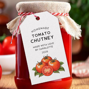 Editable homemade tomato chutney label