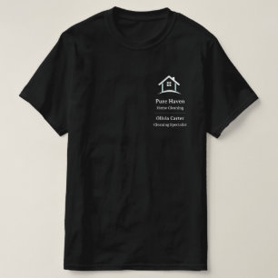 Editable House Cleaning Staff Shirt Custom