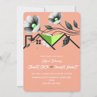 Editable House Warming Invitation, House Warming P Save The Date