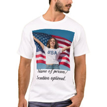 Editable image T Shirt with Personalised Art image