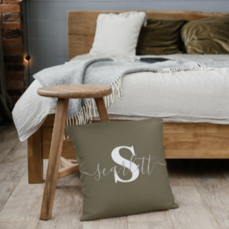 Editable inscription Color Pillows, Name Pillow 