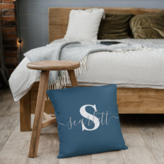 Editable inscription Color Pillows, Name Pillow 