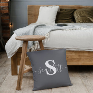 Editable inscription Colour Pillows, Name Pillow 