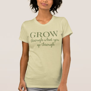 Editable Inspirational Quote Minimalist Poster T-Shirt