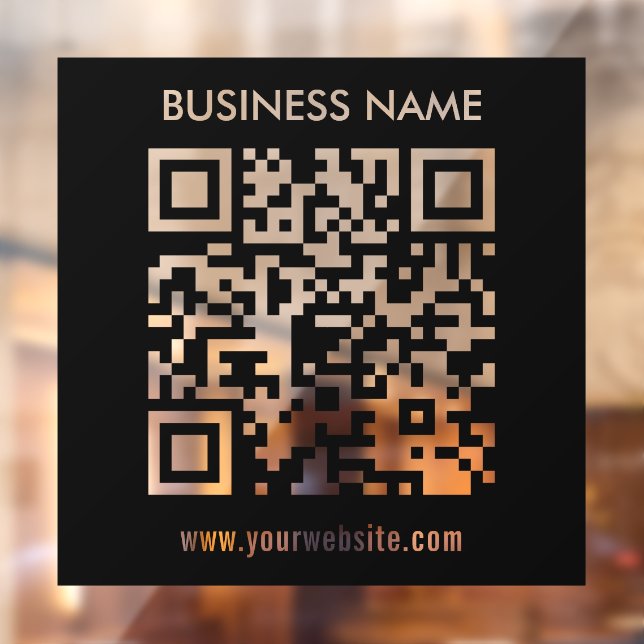 Editable (instantly generated) QR code | Black (Sheet 2)
